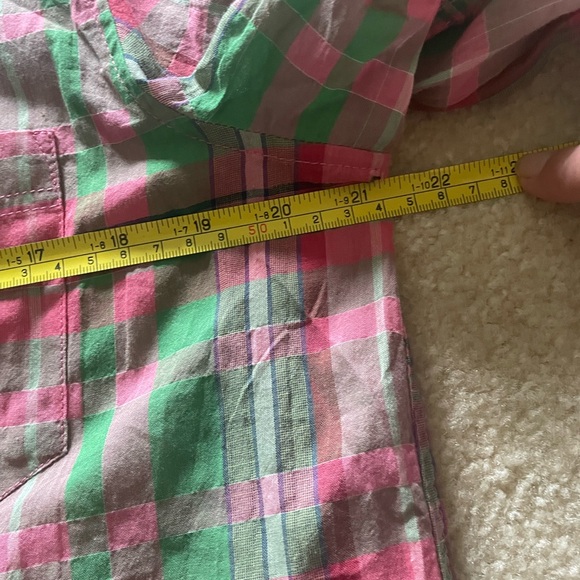 NWT J Crew Classic-fit popover in crinkle plaid, size 10 - Picture 10 of 10